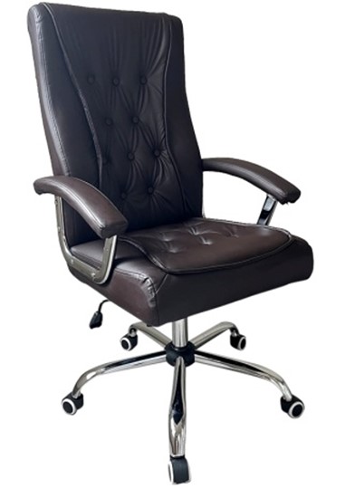 Кресло офисное С 22  коричневый в Архангельске - изображение 1