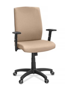 Кресло для руководителя Alfa A/MK/1D, ткань Bahama / бежевая в Архангельске