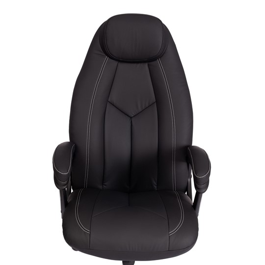 Кресло компьютерное BOSS Lux, кож/зам, черный, арт.21151 в Архангельске - изображение 6