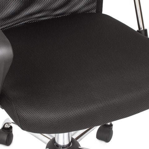 Кресло офисное BRABIX "Flash MG-302", с подлокотниками, хром, черное, 530867 в Архангельске - изображение 12