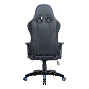 Офисное кресло BRABIX "GT Carbon GM-120", две подушки, экокожа, черное/синее, 531930 в Архангельске - предосмотр 6