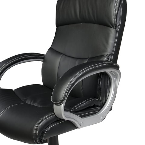 Кресло компьютерное BRABIX "Impulse EX-505", экокожа, черное, 530876 в Архангельске - изображение 3