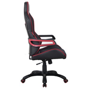 Компьютерное кресло Brabix Nitro GM-001 (ткань, экокожа, черное, вставки красные) 531816 в Архангельске - предосмотр 3