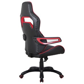 Компьютерное кресло Brabix Nitro GM-001 (ткань, экокожа, черное, вставки красные) 531816 в Архангельске - предосмотр 4