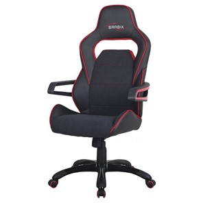 Компьютерное кресло Brabix Nitro GM-001 (ткань, экокожа, черное, вставки красные) 531816 в Архангельске - предосмотр 6