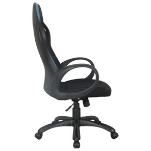 Кресло офисное Brabix Premium Force EX-516 (ткань, черное/вставки синие) 531572 в Архангельске - предосмотр 2