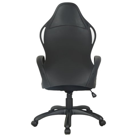 Кресло офисное Brabix Premium Force EX-516 (ткань, черное/вставки синие) 531572 в Архангельске - изображение 4