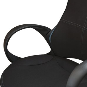 Кресло офисное Brabix Premium Force EX-516 (ткань, черное/вставки синие) 531572 в Архангельске - предосмотр 6