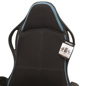 Кресло офисное Brabix Premium Force EX-516 (ткань, черное/вставки синие) 531572 в Архангельске - предосмотр 8
