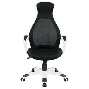 Офисное кресло Brabix Premium Genesis EX-517 (пластик белый, ткань/экокожа/сетка черная) 531573 в Архангельске - предосмотр 3