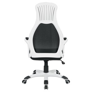 Офисное кресло Brabix Premium Genesis EX-517 (пластик белый, ткань/экокожа/сетка черная) 531573 в Архангельске - предосмотр 4