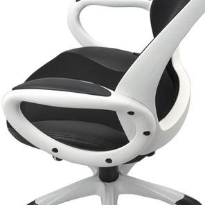 Офисное кресло Brabix Premium Genesis EX-517 (пластик белый, ткань/экокожа/сетка черная) 531573 в Архангельске - предосмотр 6