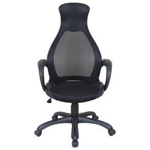 Кресло Brabix Premium Genesis EX-517 (пластик черный, ткань/экокожа/сетка черная)   531574 в Архангельске - предосмотр 3