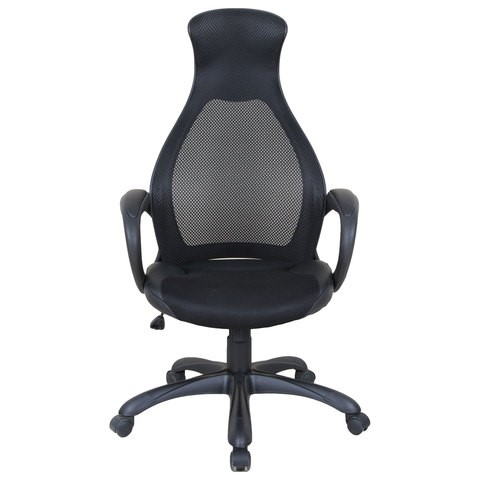 Кресло Brabix Premium Genesis EX-517 (пластик черный, ткань/экокожа/сетка черная)   531574 в Архангельске - изображение 3