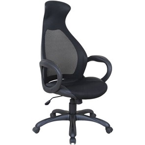 Кресло Brabix Premium Genesis EX-517 (пластик черный, ткань/экокожа/сетка черная)   531574 в Архангельске - предосмотр