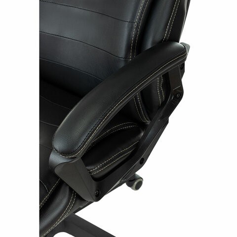 Кресло компьютерное Brabix Premium Omega EX-589 (экокожа, черное) 532094 в Архангельске - изображение 4