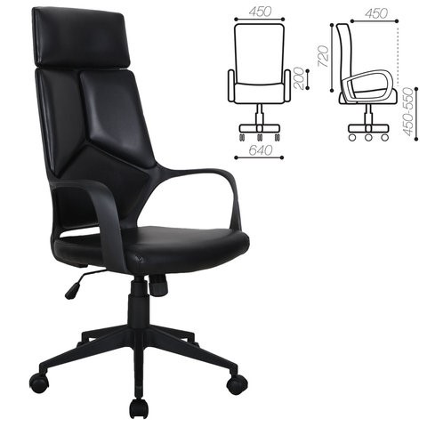 Офисное кресло Brabix Premium Prime EX-515 (экокожа, черное) 531569 в Архангельске - изображение 1