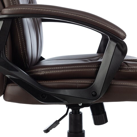 Кресло офисное Brabix Premium Trend EX-568 (экокожа, коричневое) 532101 в Архангельске - изображение 8