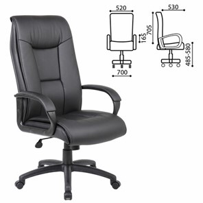 Офисное кресло Brabix Premium Work EX-513 (экокожа, черное) 531943 в Архангельске - предосмотр 12