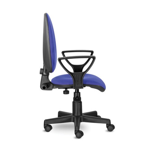 Офисное кресло Brabix Prestige Ergo MG-311 (регулируемая эргономичная спинка, ткань, черно-синее) 531876 в Архангельске - изображение 1