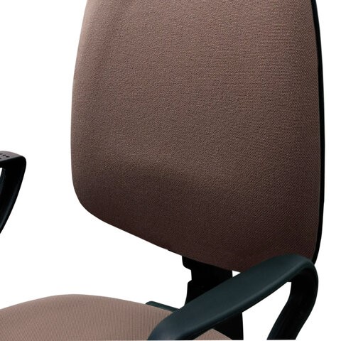 Офисное кресло Brabix Prestige Ergo MG-311 (регулируемая эргономичная спинка, ткань, черное) 531872 в Архангельске - изображение 5