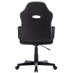 Офисное кресло BRABIX "Stripe GM-202", экокожа, черное/зеленое, 532511 в Архангельске - предосмотр 3