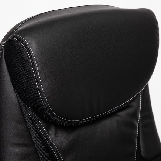 Компьютерное кресло CAMBRIDGE кож/зам/ткань, черный/черный , 36-6/11 арт.12756 в Архангельске - изображение 10