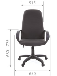 Офисное кресло CHAIRMAN 279 JP15-2, цвет черный в Архангельске - предосмотр 4