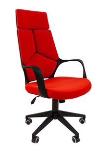 Кресло компьютерное CHAIRMAN 525, красное в Архангельске