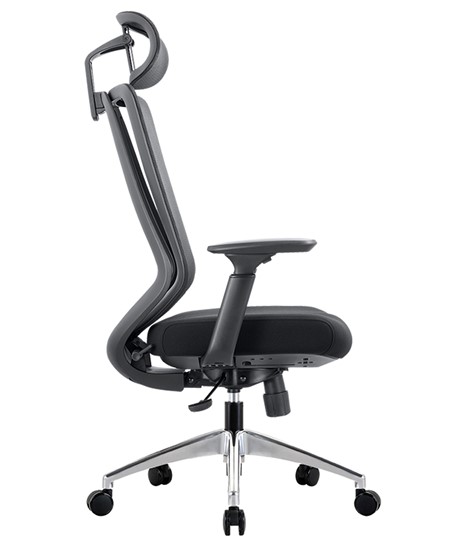 Офисное кресло CHAIRMAN 580 Сетчатый акрил серый / Полиэстер черный в Архангельске - изображение 4