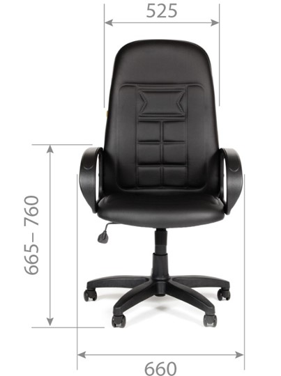 Офисное кресло CHAIRMAN 727 Terra, цвет черный в Архангельске - изображение 4