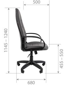 Компьютерное кресло CHAIRMAN 727 ткань ст., цвет серый в Архангельске - предосмотр 4
