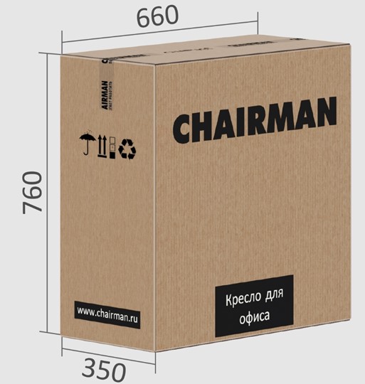 Офисное кресло CHAIRMAN CH415 эко кожа серая в Архангельске - изображение 5
