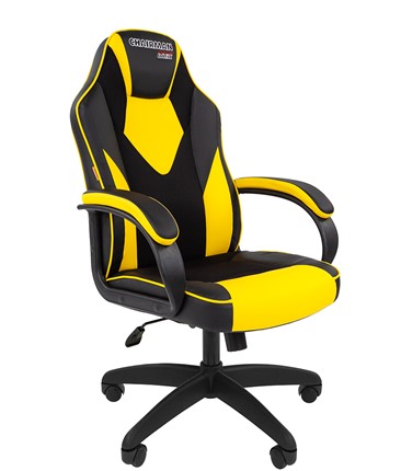 Кресло офисное CHAIRMAN GAME 17, цвет черный /желтый в Архангельске - изображение