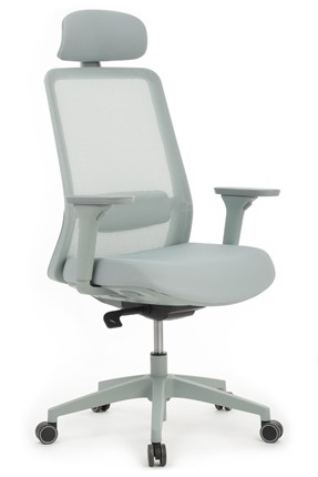 Кресло офисное Design WORK W-218C, Голубой в Архангельске - изображение