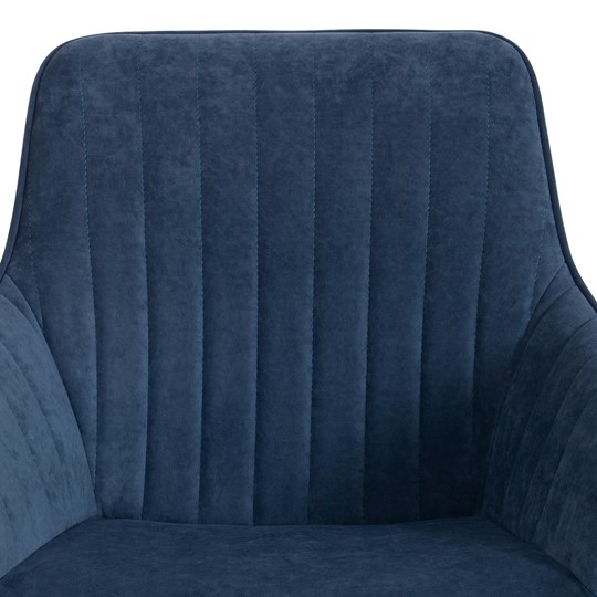 Кресло компьютерное DUBLIN велюр Clermon, св-синий, 145 арт.19349 в Архангельске - изображение 6