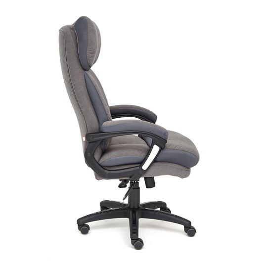 Кресло офисное DUKE флок/ткань, серый/серый, 29/TW-12 арт.14039 в Архангельске - изображение 5