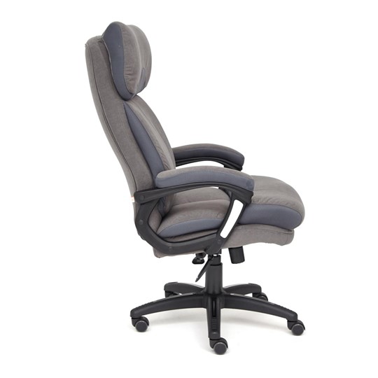 Кресло офисное DUKE флок/ткань, серый/серый, 29/TW-12 арт.14039 в Архангельске - изображение 6