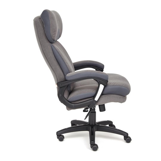 Кресло офисное DUKE флок/ткань, серый/серый, 29/TW-12 арт.14039 в Архангельске - изображение 7