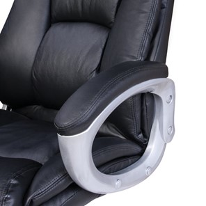 Офисное кресло из натуральной кожи BRABIX "Grand EX-500", черное, 530861 в Архангельске - предосмотр 4