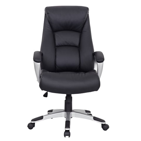 Офисное кресло из натуральной кожи BRABIX "Grand EX-500", черное, 530861 в Архангельске - изображение 6
