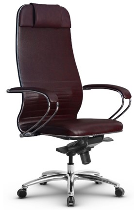Офисное кресло Metta L 1m 38K2/K мультиблок, нижняя часть 17838 бордовый в Архангельске - изображение