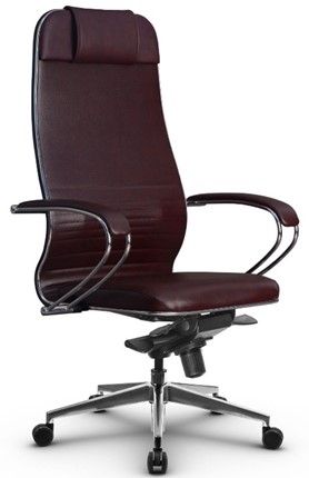 Офисное кресло Metta L 1m 38K2/K мультиблок, нижняя часть 17839 бордовый в Архангельске - изображение