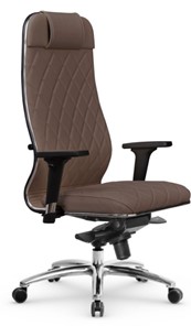 Офисное кресло Мetta L 1m 40M/2D Infinity Easy Clean (MPES) мультиблок, нижняя часть 17838 коричневый в Архангельске - предосмотр