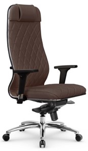 Офисное кресло Мetta L 1m 40M/2D Infinity Easy Clean (MPES) мультиблок, нижняя часть 17838 темно-коричневый в Архангельске - предосмотр