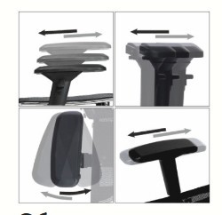 Кресло офисное Мetta L 1m 46/4D Infinity Easy Clean мультиблок, нижняя часть 17839 белый в Архангельске - изображение 7