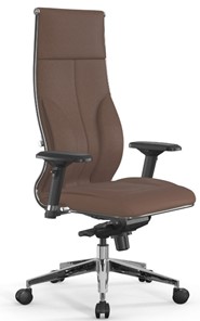 Кресло офисное Мetta L 1m 46/4D Infinity Easy Clean мультиблок, нижняя часть 17839 светло-коричневый в Архангельске