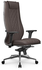 Кресло офисное МЕТТА L 1m 50M/2D Infinity Easy Clean мультиблок, нижняя часть 17839 темно-коричневый в Архангельске - предосмотр