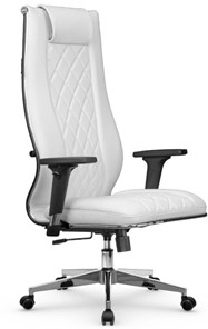 Кресло офисное МЕТТА L 1m 50M/2D Infinity Easy Clean топган, нижняя часть 17834 белый в Архангельске - предосмотр