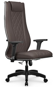 Кресло офисное МЕТТА L 1m 50M/2D Infinity Easy Clean топган OMS, нижняя часть 17859 темно-коричневый в Архангельске